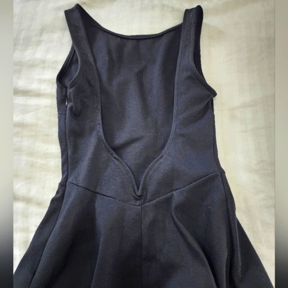 Lulus Little Black Skater Dress with Low-Cut Back Size XS NWT - Picture 3 of 8